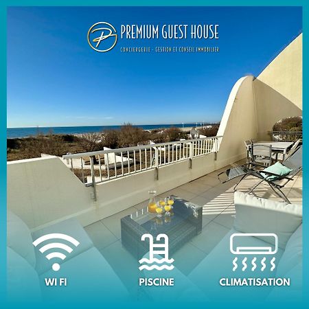 Pgh N5-25M De La Plage, Vue Mer, Piscine, Parking La Grande Motte Exteriör bild