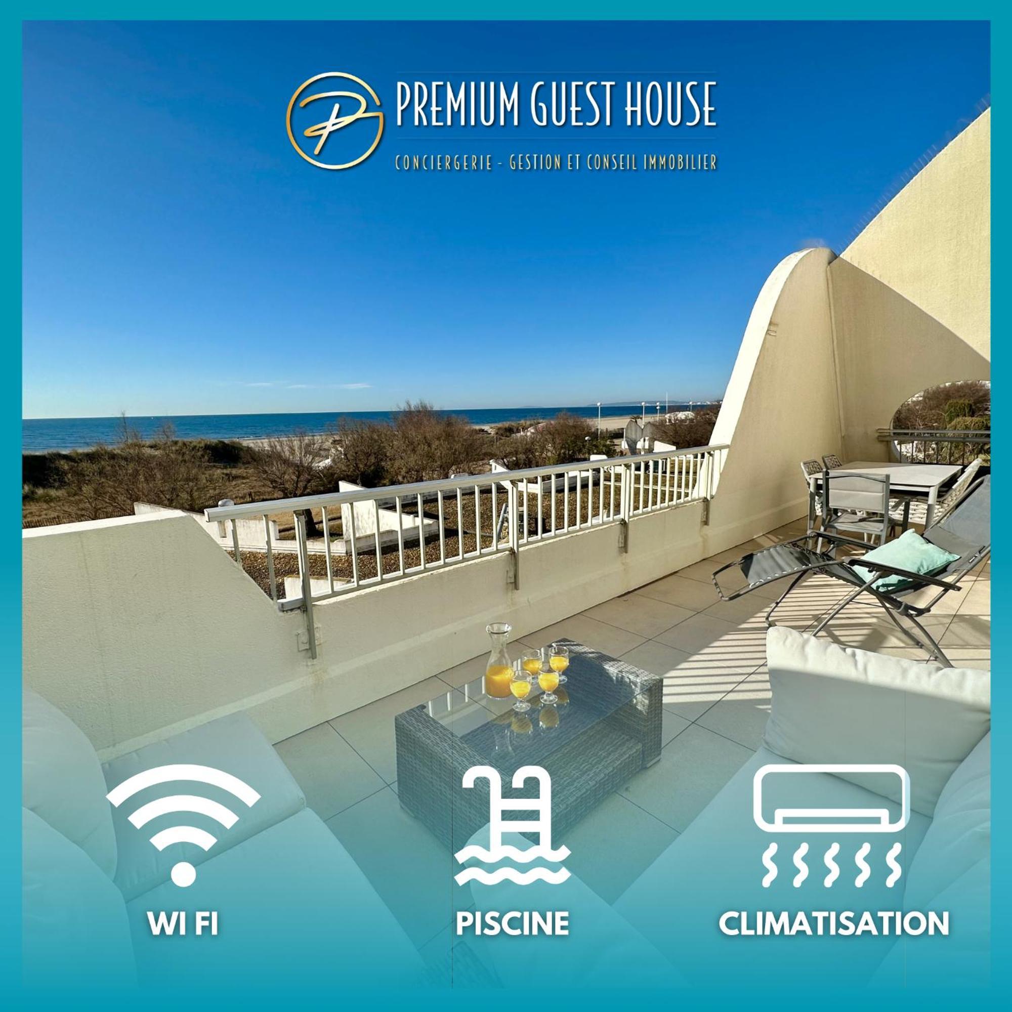 Pgh N5-25M De La Plage, Vue Mer, Piscine, Parking La Grande Motte Exteriör bild
